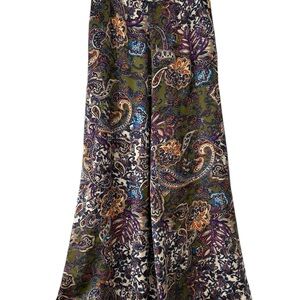 Traffic People Multicolor Paisley Maxi Skirt